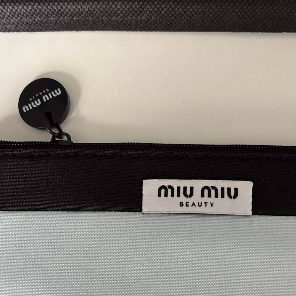 New - MIU MIU Beauty Trousse Pouch Clutch Bag
